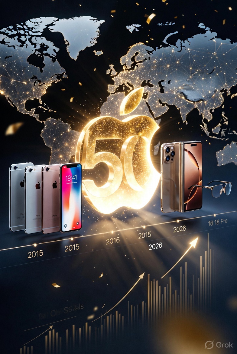 Image related to Apple 50th Anniversary: Best-Selling Phones 2015-2026 & Sales